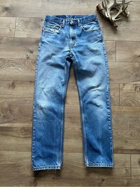 Vintage Levi’s 505 Jeans W31 Straight Leg Distressed USA Denim